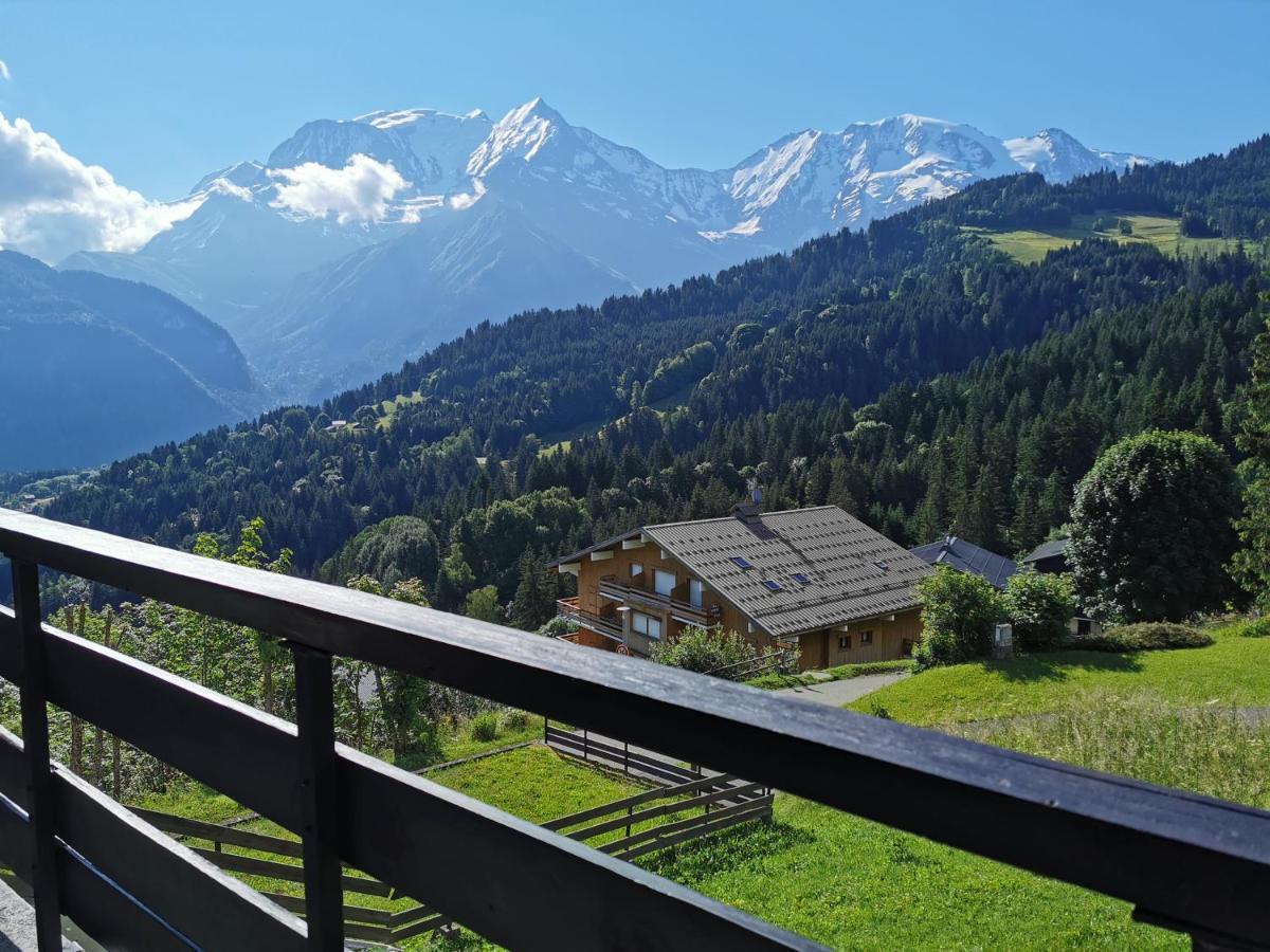 Duo Des Alpages Vue Exceptionnelle Sur Le Mont Blc Leilighet Saint-Gervais-les-Bains Eksteriør bilde