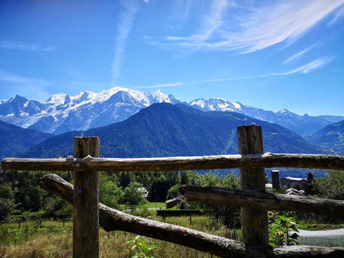 Duo Des Alpages Vue Exceptionnelle Sur Le Mont Blc Leilighet Saint-Gervais-les-Bains Eksteriør bilde