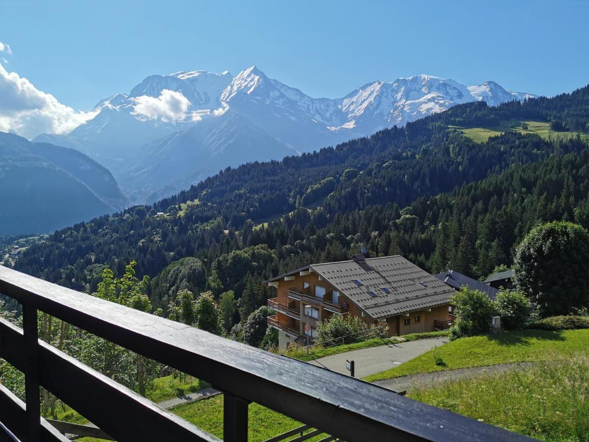 Duo Des Alpages Vue Exceptionnelle Sur Le Mont Blc Leilighet Saint-Gervais-les-Bains Eksteriør bilde
